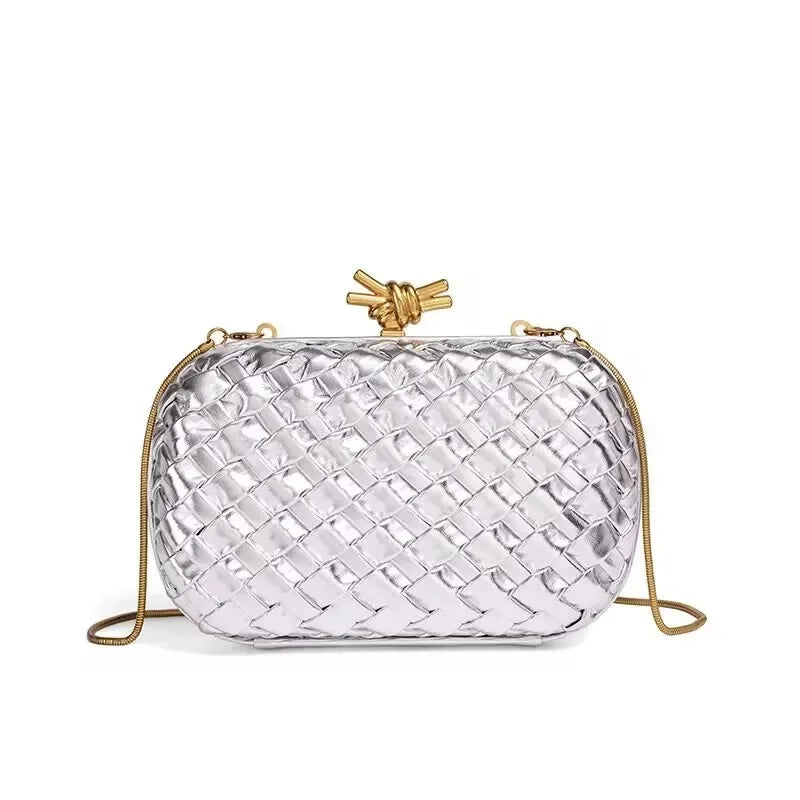 Elegant Woven Evening Bag
