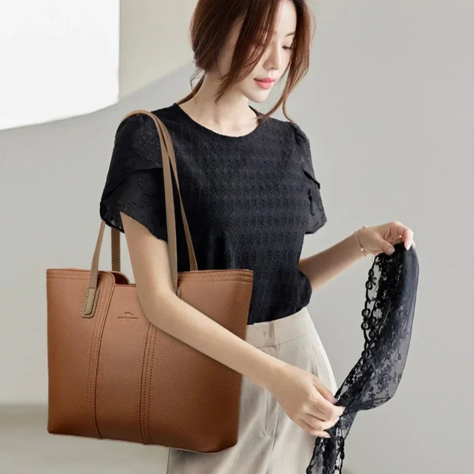 Designer Shoulder Bag With Slots