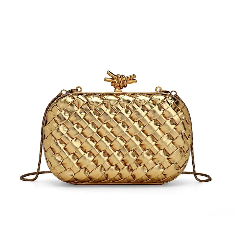 Elegant Woven Evening Bag