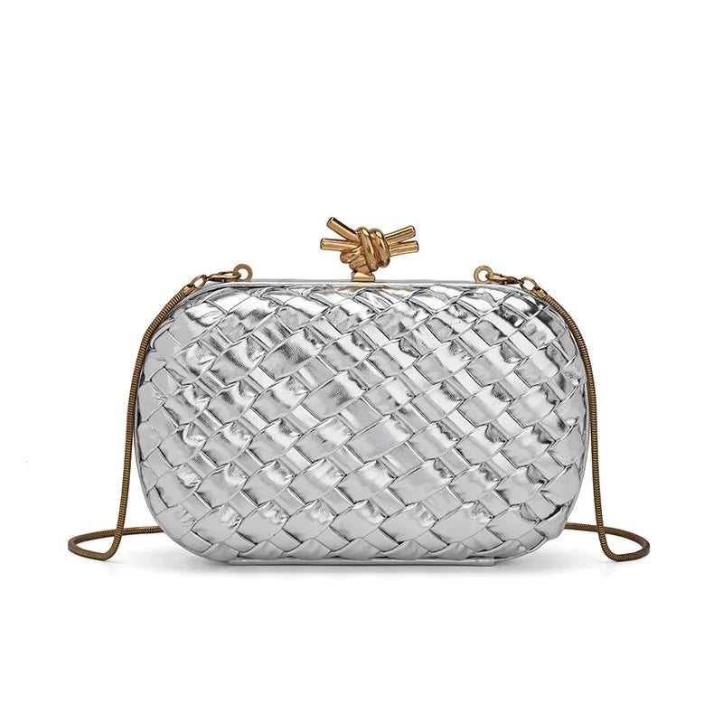 Elegant Woven Evening Bag