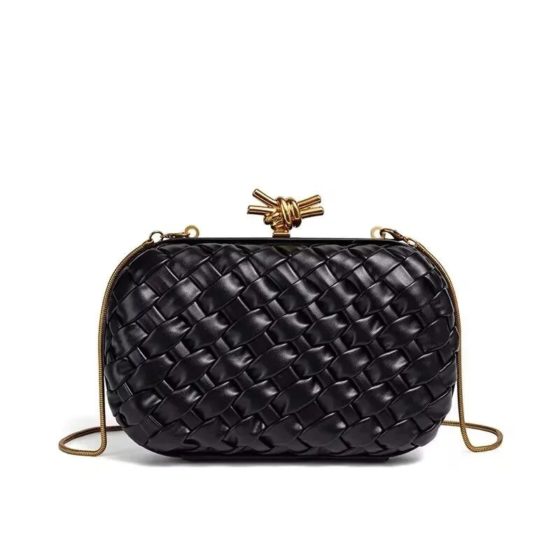 Elegant Woven Evening Bag