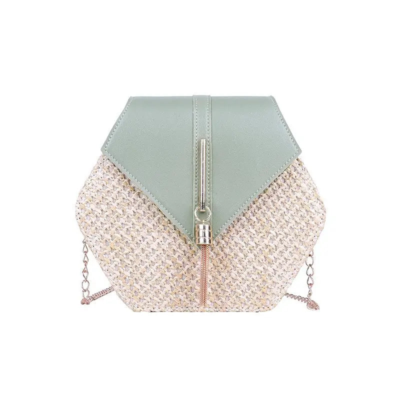 Hexagon Shape Crossbody Bag
