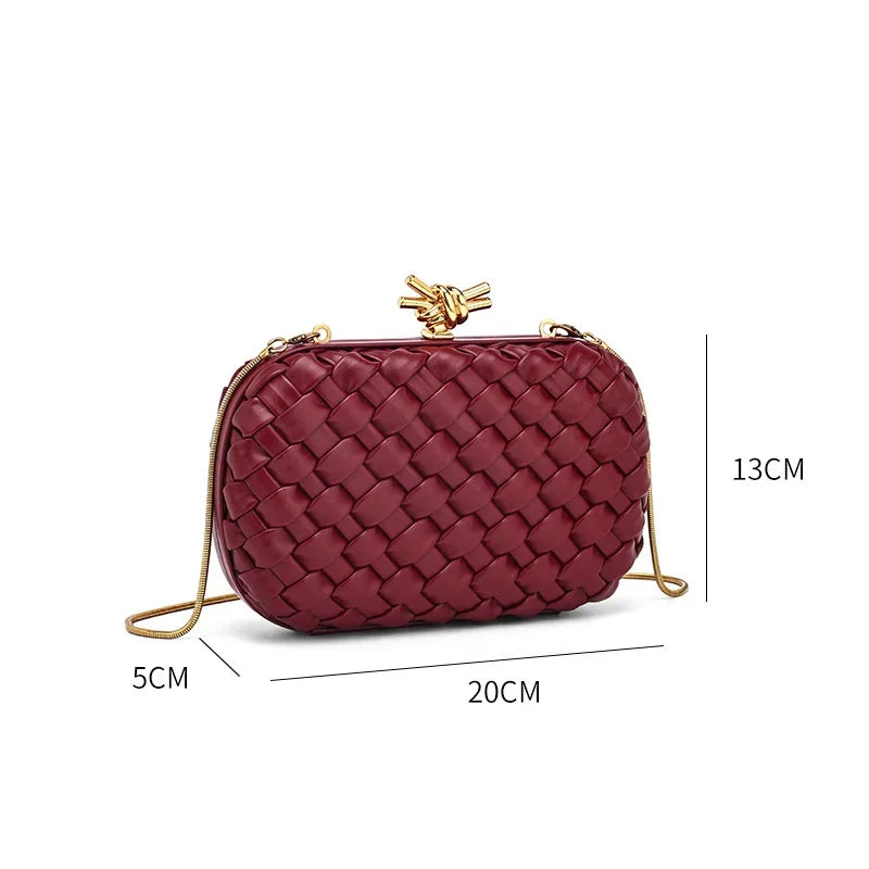 Elegant Woven Evening Bag