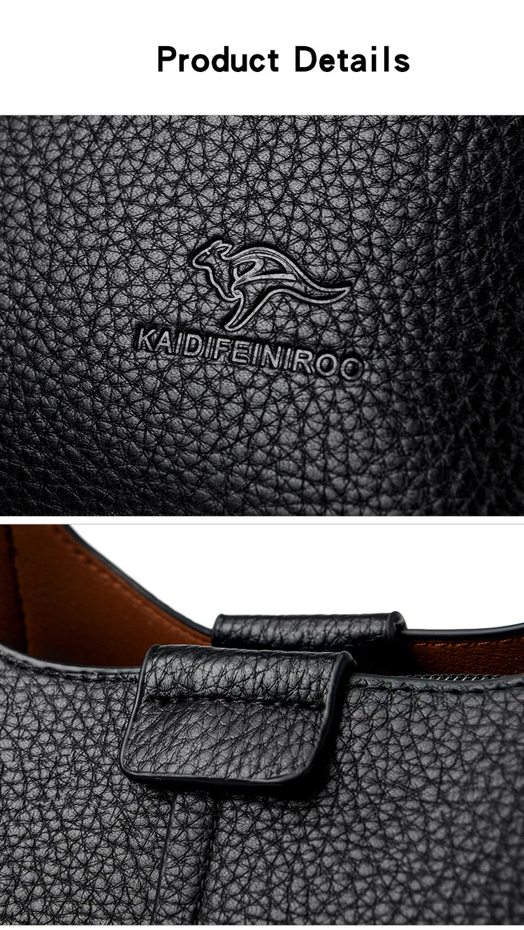 Confident Faux Leather Shoulder Bag