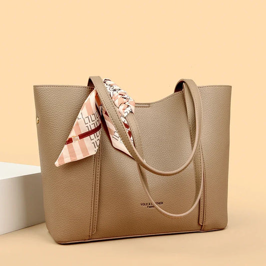 Versatile Leather Shoulder Bag