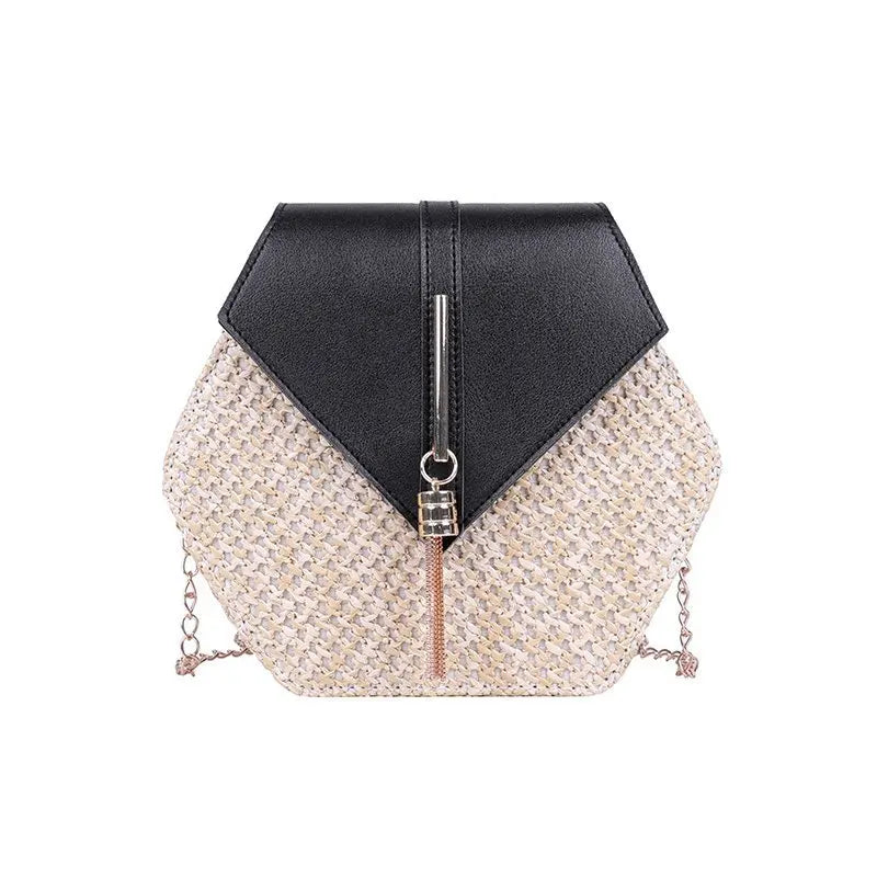 Hexagon Shape Crossbody Bag