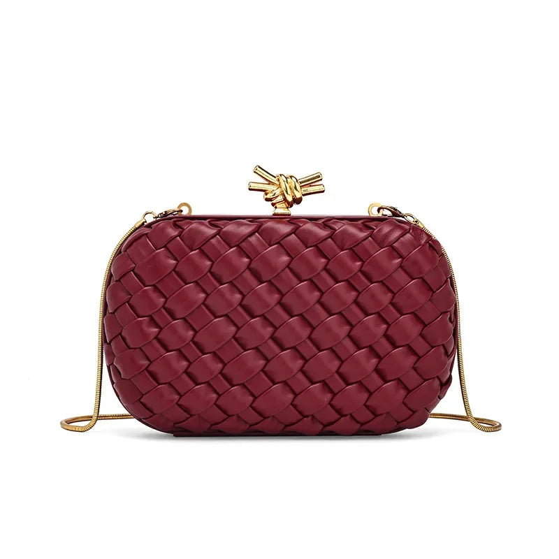 Elegant Woven Evening Bag