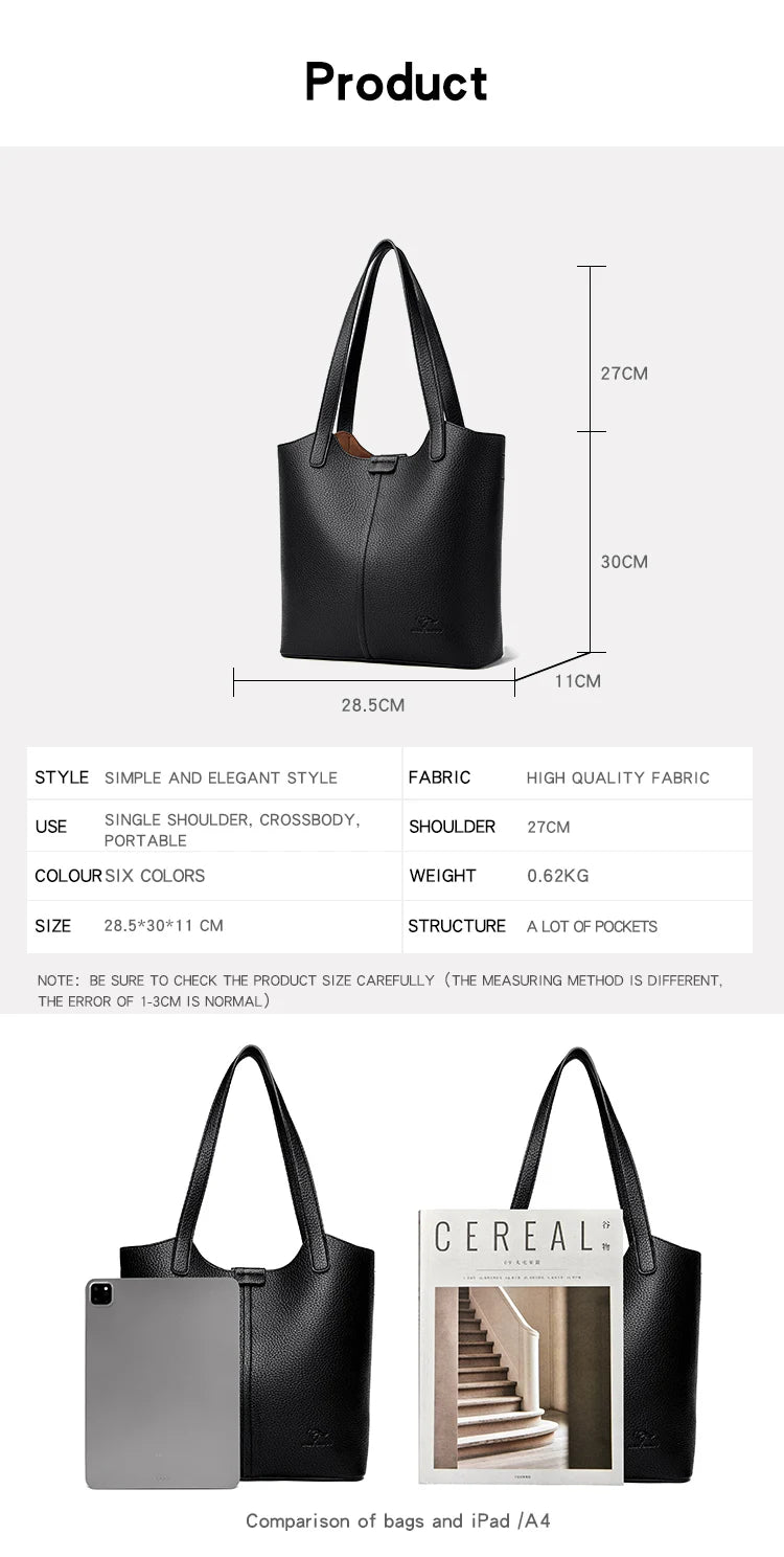 Confident Faux Leather Shoulder Bag