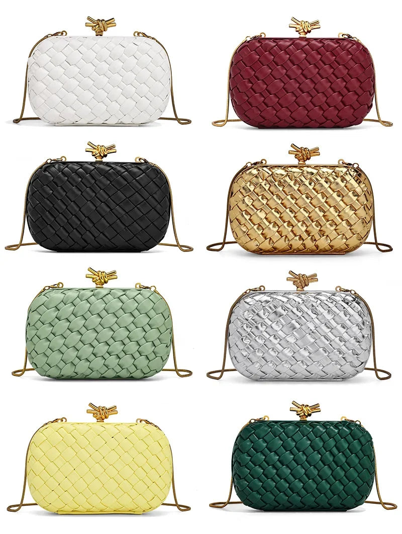 Elegant Woven Evening Bag