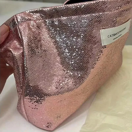 Glittering Makeup Bag