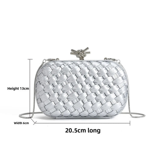 Elegant Woven Evening Bag